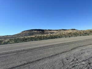 Jordan Valley Oregon Landscape Hill in the Distance